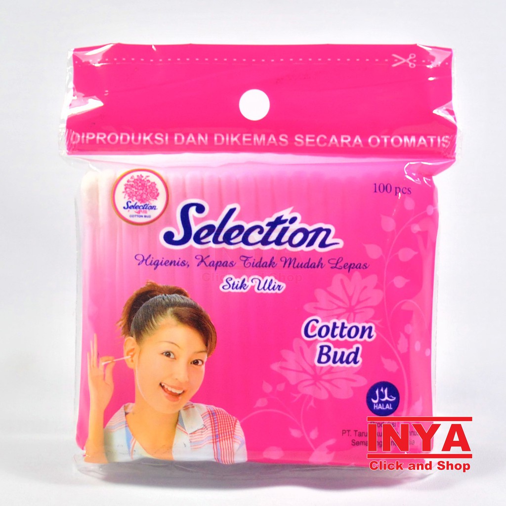 SELECTION COTTON BUD SACHET isi 100 pcs - Korek Kuping