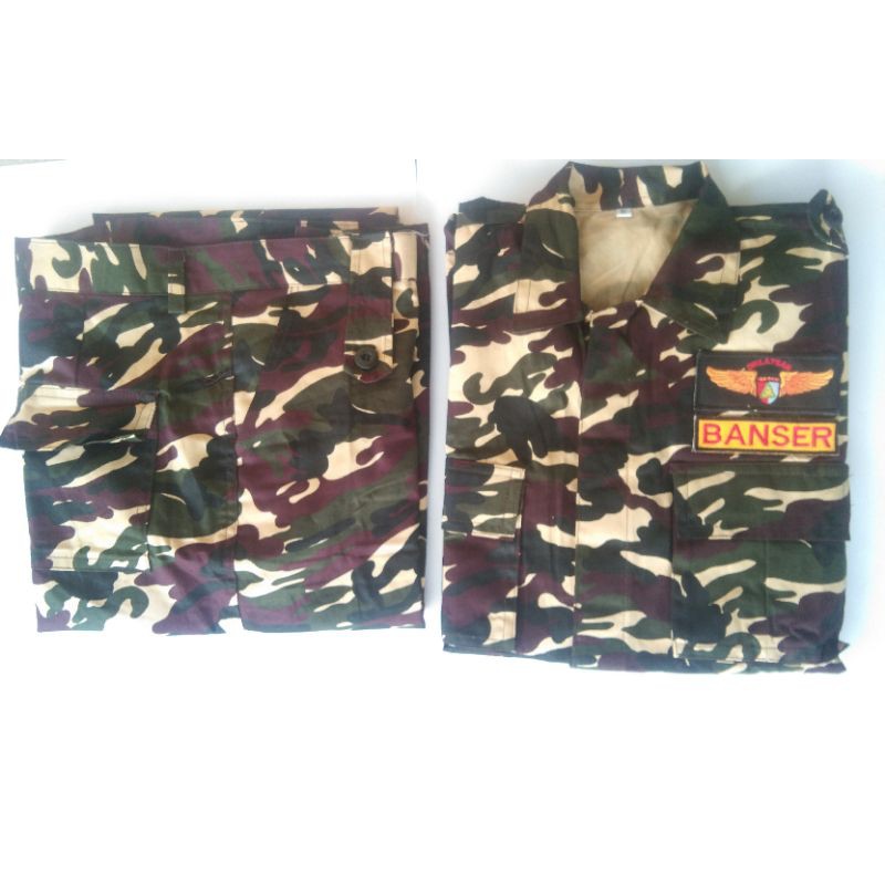 seragam banser bahan Katun Twill anti luntur