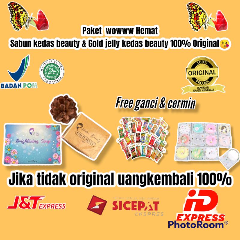 (Paket hemat) Sabun kedas beauty/Kedas beauty original/Kedas beauty original bpom/sabun kedas beauty