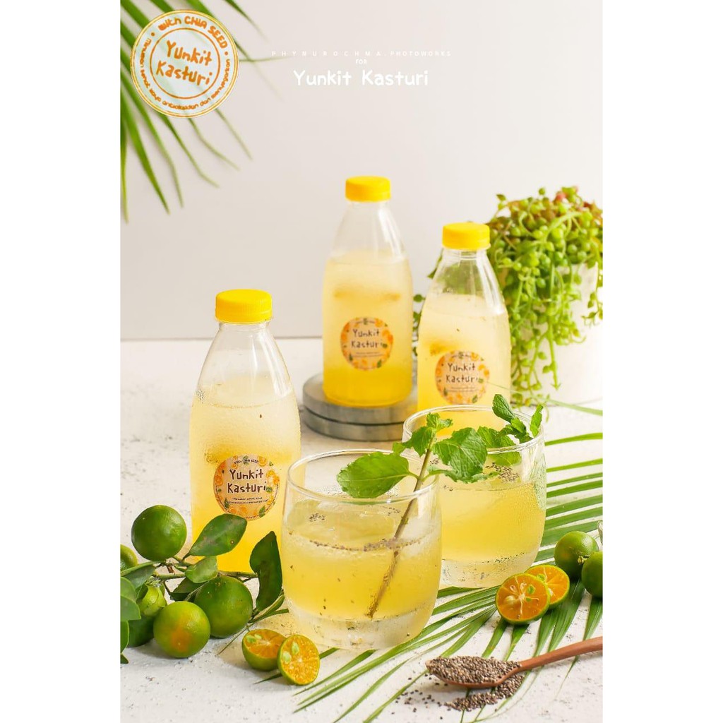 Yunkit Jeruk Kasturi Chia Seed Minuman Sehat Menyegarkan Shopee Indonesia