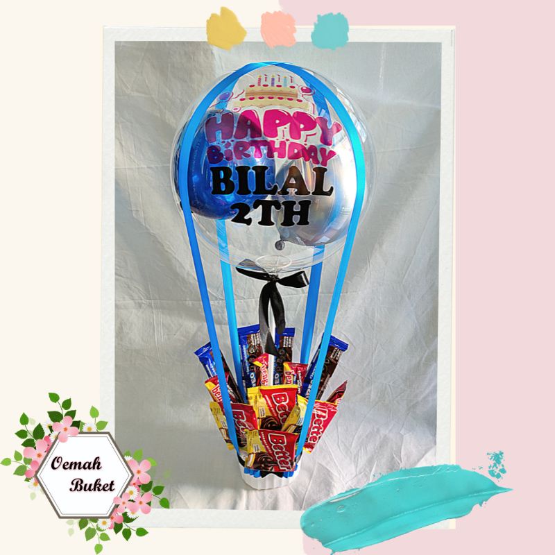 Buket Balon | Buket Snack | Buket Balon Snack | Buket Wisuda | Buket Ulang Tahun | Oemah Buket Sidoa