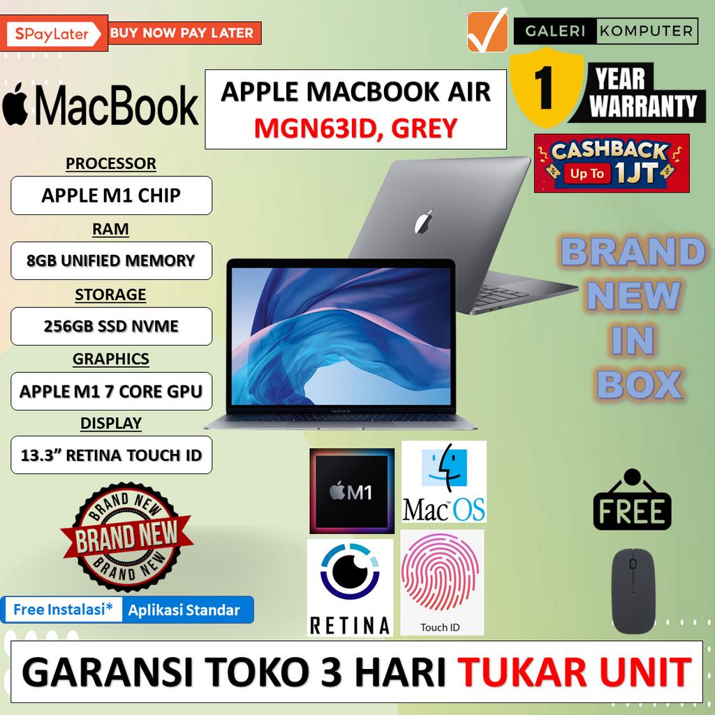 MacBook Air M1 8GB 256GB 13.3&quot; Retina Mac-OS Termurah