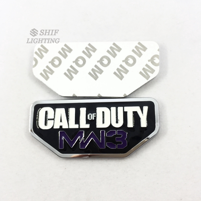 1 x Metal CALL OF DUTY MW3 Logo Car Auto Decorative Emblem Sticker Badge Decal For JEEP