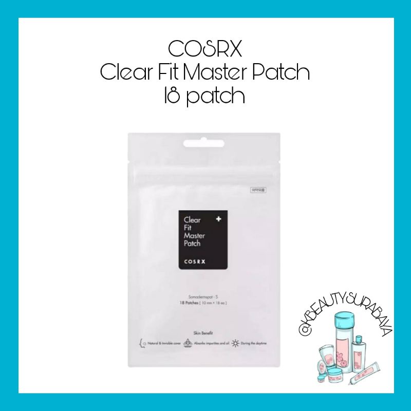 (BPOM) COSRX Clear Fit Master Patch (18patch)