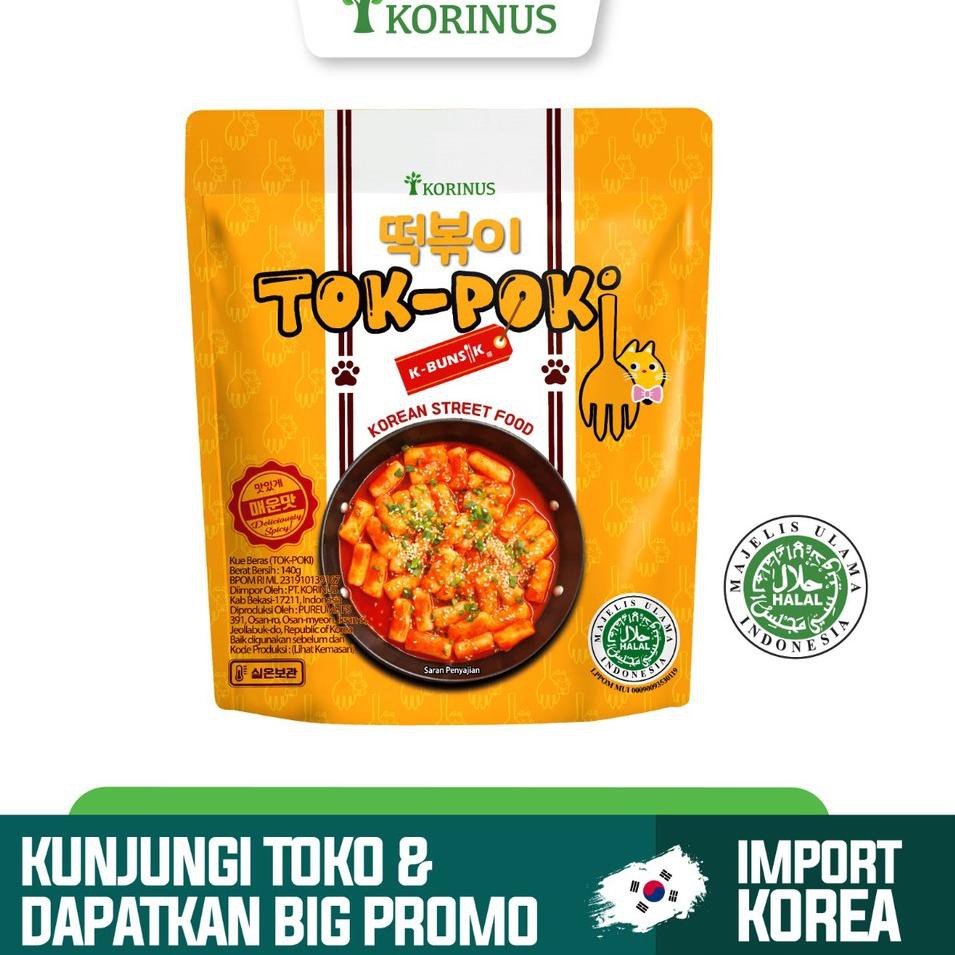 

Hot!! Korinus K - Bunsik Tokpoki Instan Halal MUI