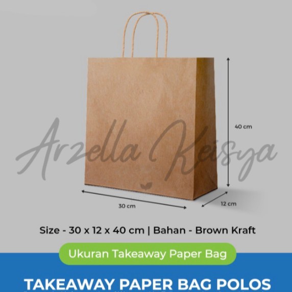 

Paper Bag Polos / Kantong Kertas Polos