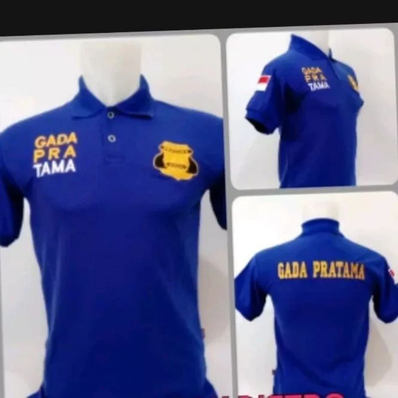 POLO SHIRT / KAOS POLO GADA PRATAMA / KAOS GADA PRATAMA BORDIR
