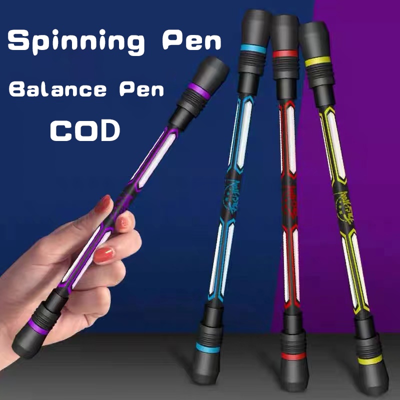 

COD 1PCS Spinning Pen/balance pen Oily Pen Rotasi Mainan Baru yang Kreatif Pena Keseimbangan Anak Dewasa spining pena Pengurangan Tekanan Tenaga Siswa -So