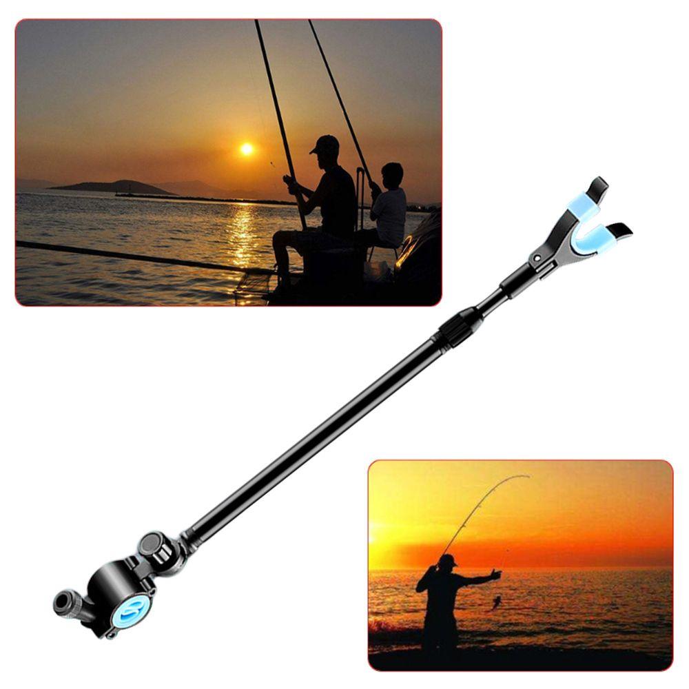 TOP Fishing Rod Holder Fishing Tackle Portable Perpanjang Stand Pancing Pancing