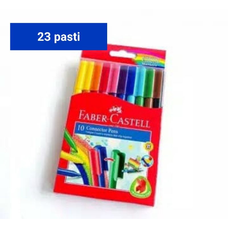 

connector pen Faber-Castell 10 warna