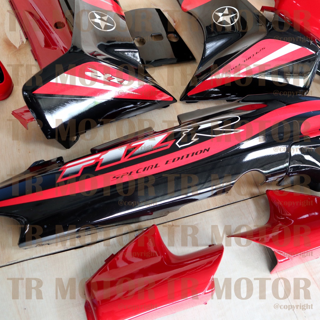 Cover Body Fizr F1zr Caltex Merah Hitam Full Set Halus Cover Bodi Yamaha Fiz r