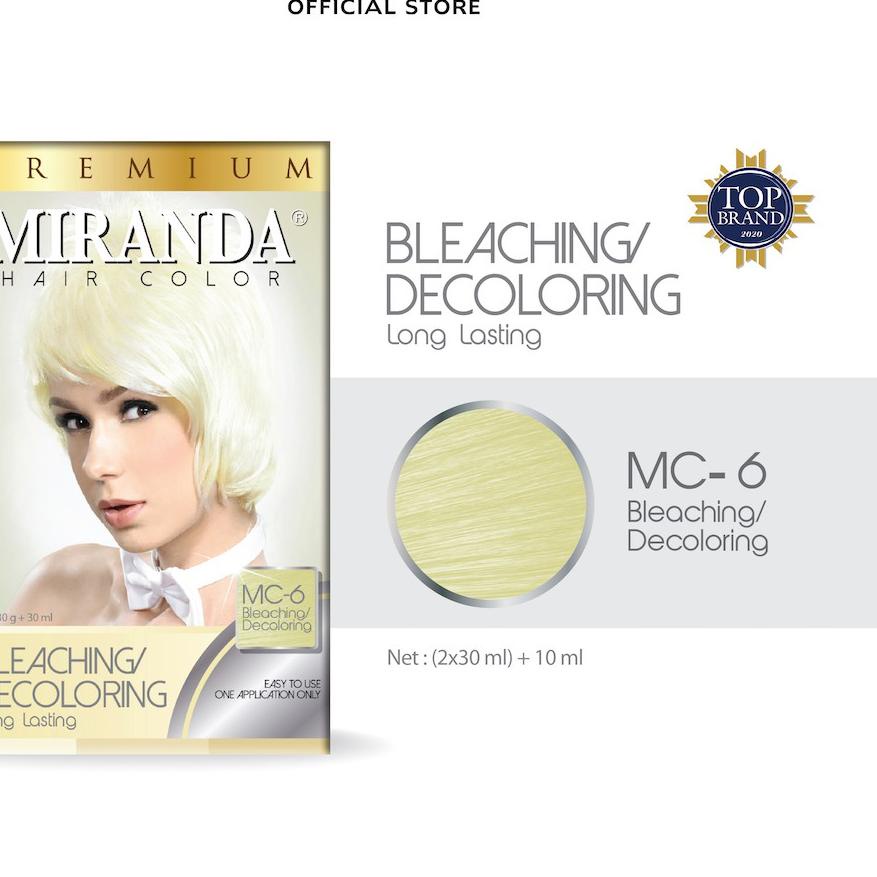 ℗ Miranda Paket Rambut MC19 Purple & MC6 Bleaching ➯
