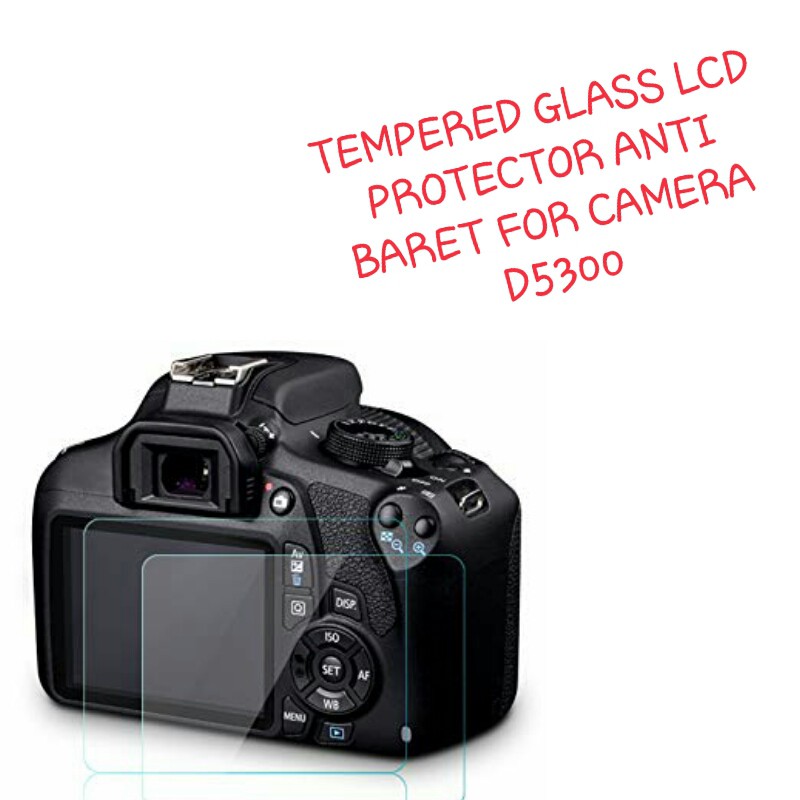 Tempered Glass LCD Kamera Nikon D5300