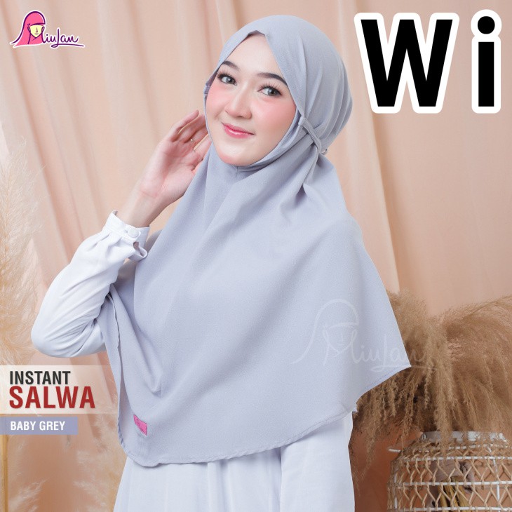 KODE W-MIULAN SALWA TALI JILBAB KERUDUNG DEWASA BERGO INSTAN SALWA / HIJHAB / JILBAB-4