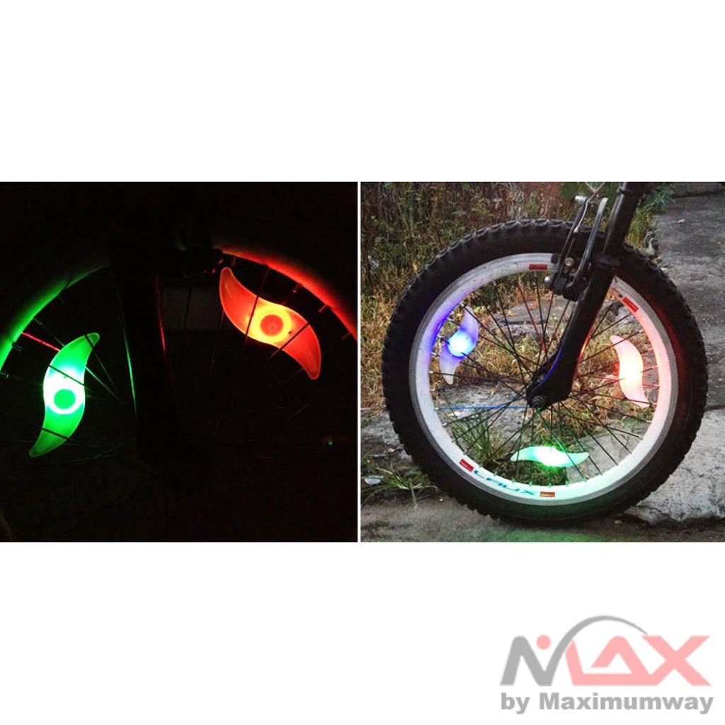 Lampu Ban Sepeda Colorful LED Bicycle Wheel Light 1PCS aksesoris sepeda elektrik MTB BMX universal