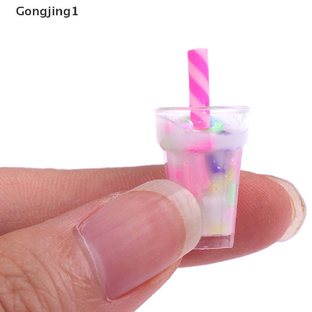 Gongjing1 5Pcs / Set Mainan Miniatur Botol Krim Skala 1: 12 Untuk Dekorasi Rumah Boneka