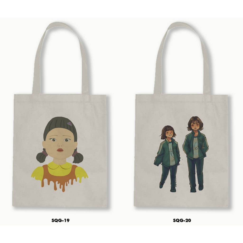 TOTE BAG BLACU - SQUID GAME 01