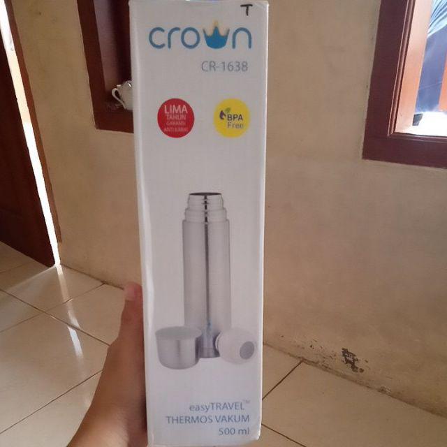 Crown Easy Travel Stainless Steel Vacuum Flask