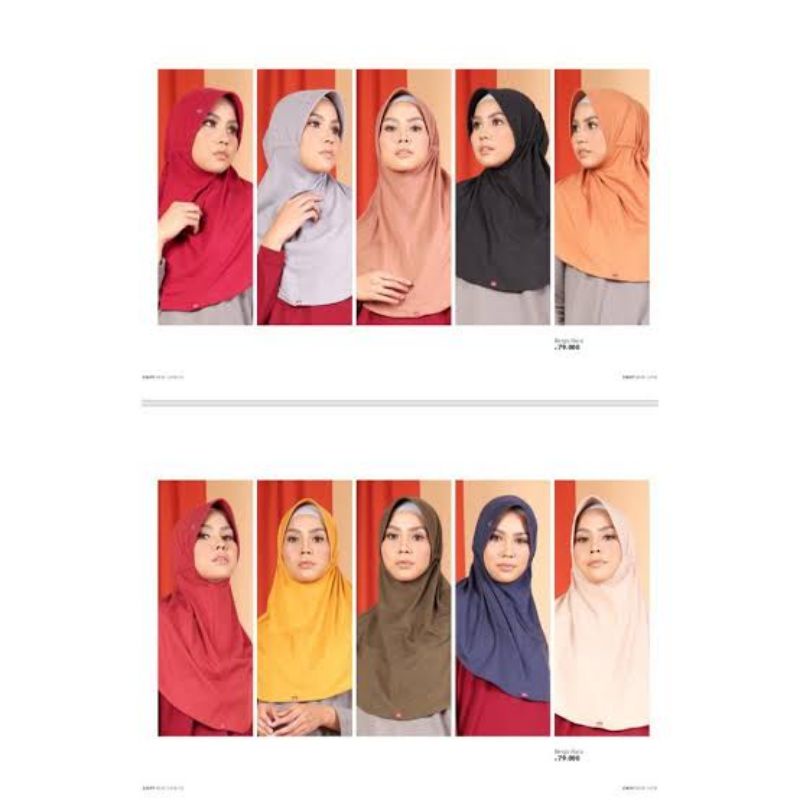 Bergo rara (serut) Dauky Fashion