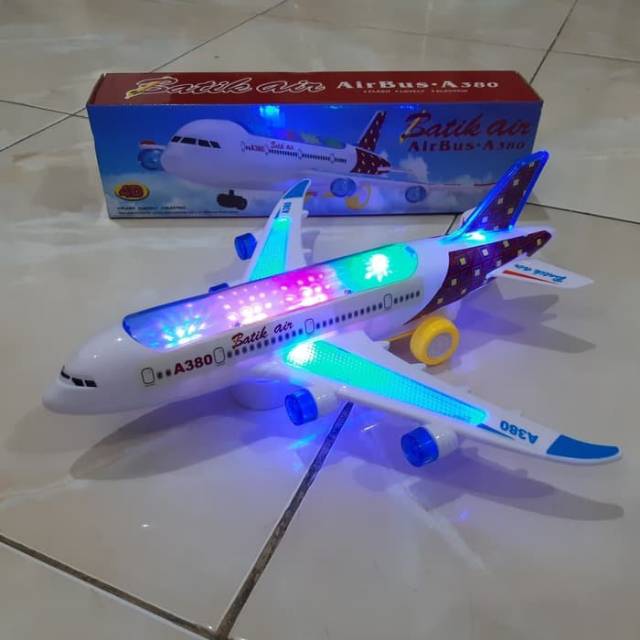 Mainan Replika Pesawat Terbang - Mainan Bum n Go pesawat Terbang Batik Air - Mainan Pesawat Terbang