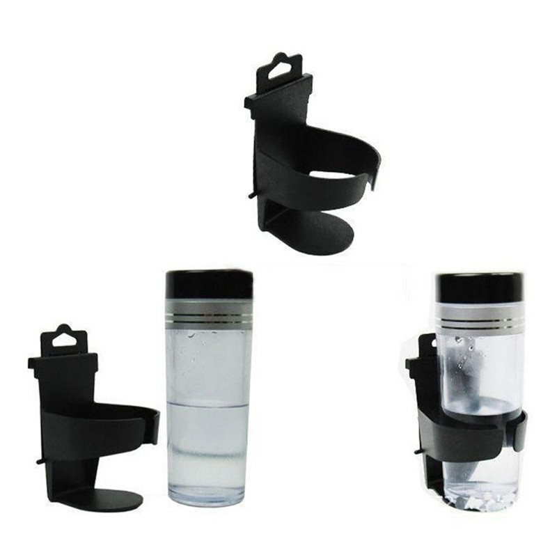 Holder Botol Minum Universal Warna Hitam untuk Aksesoris Mobil