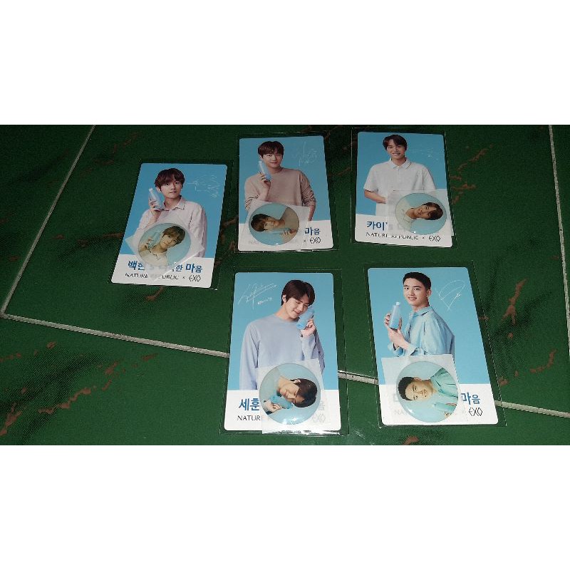 Photocard (PC) EXO Nature Republic Toner Baekhyun Suho Kai Sehun DO