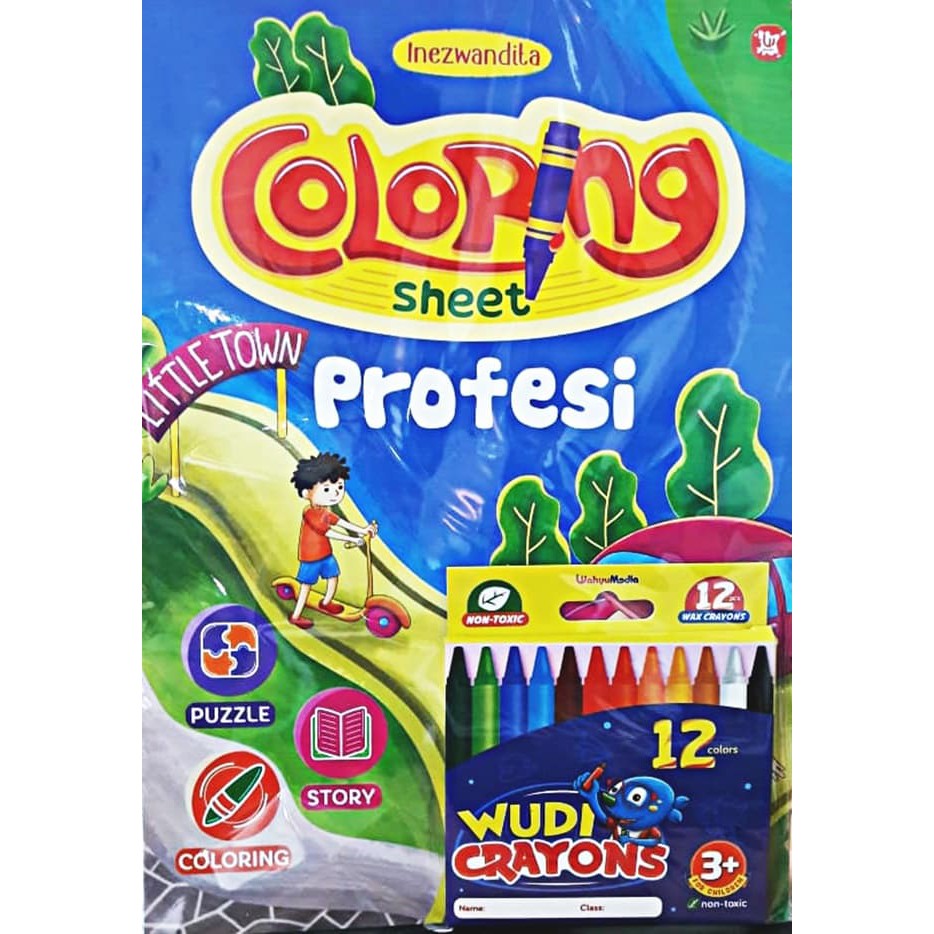

COLORING SHEET PROFESI FREE CRAYON