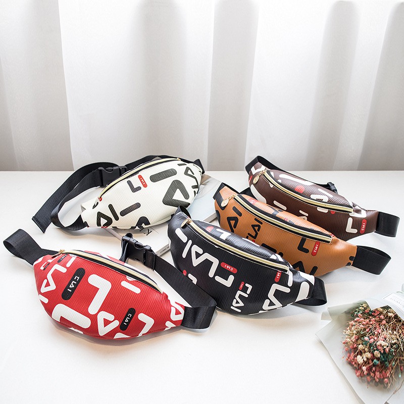 Tas Pinggang Pria Wanita Import Waist Bag Unisex Couple LOMENIA TAS024