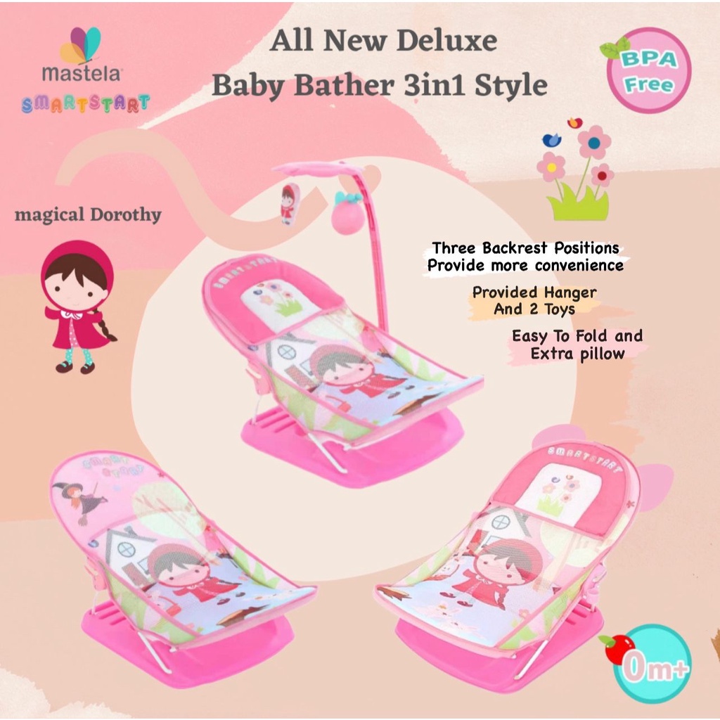 Mastela Deluxe Baby Bather 3in1 Style Kursi Duduk Mandi Bayi