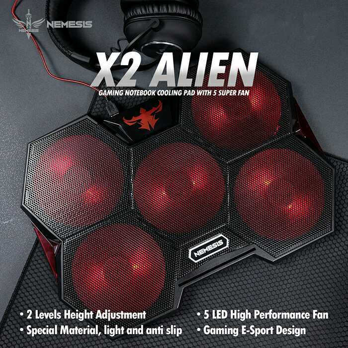 NYK Nemesis X2 / X-2 Alien Cooling Pad For Laptop