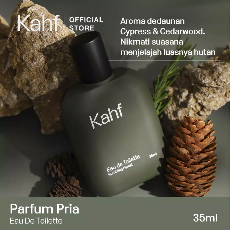 Kahf Humbling Forest Eau de Toilette 35 ml – Parfum Pria Tahan Lama