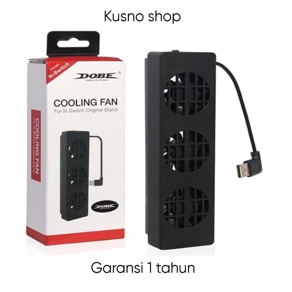 Nintendo switch console cooling fan dobe ori stand (kipas switch)