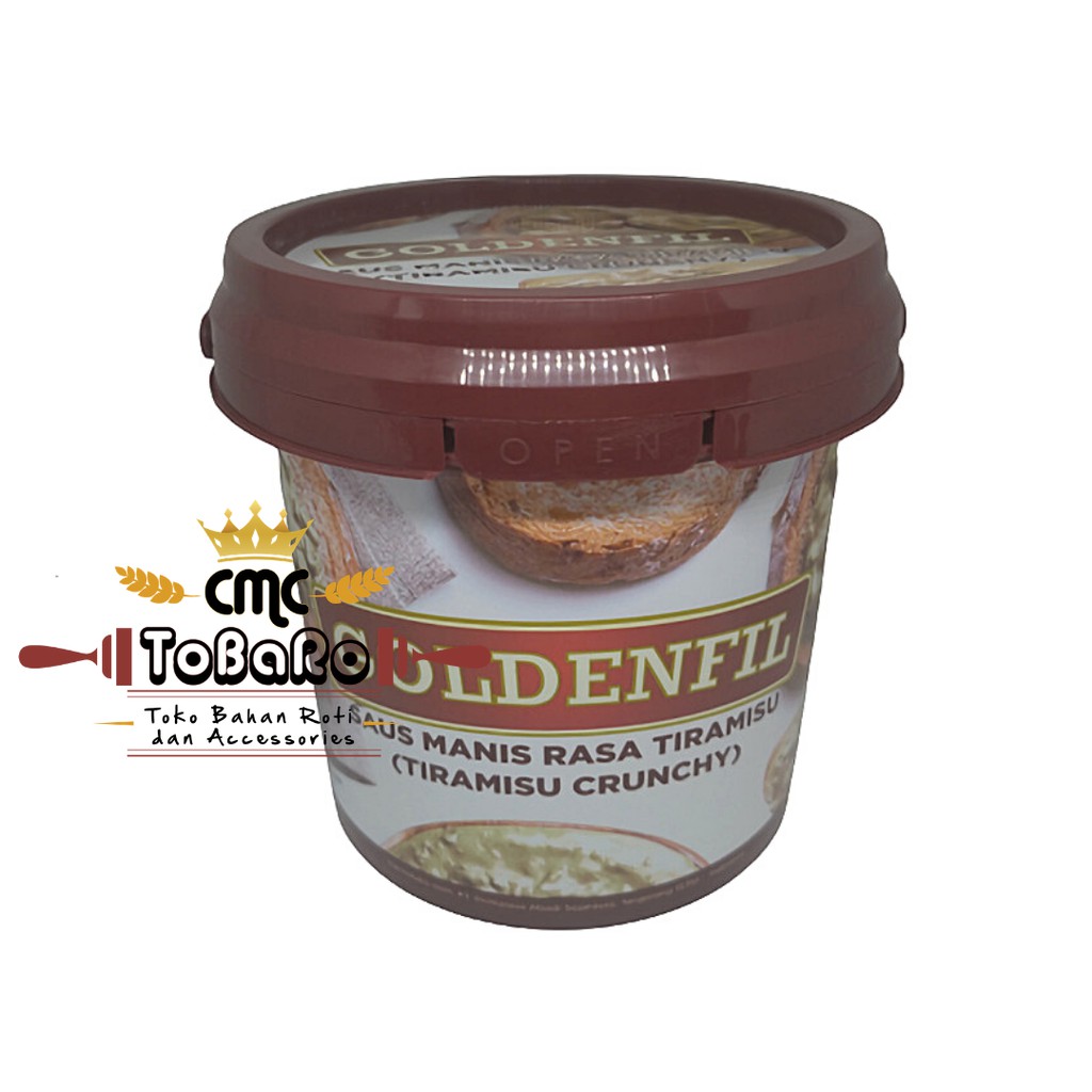 

Goldenfil Tiramisu Crunchy 1kg || Selai Tiramisu