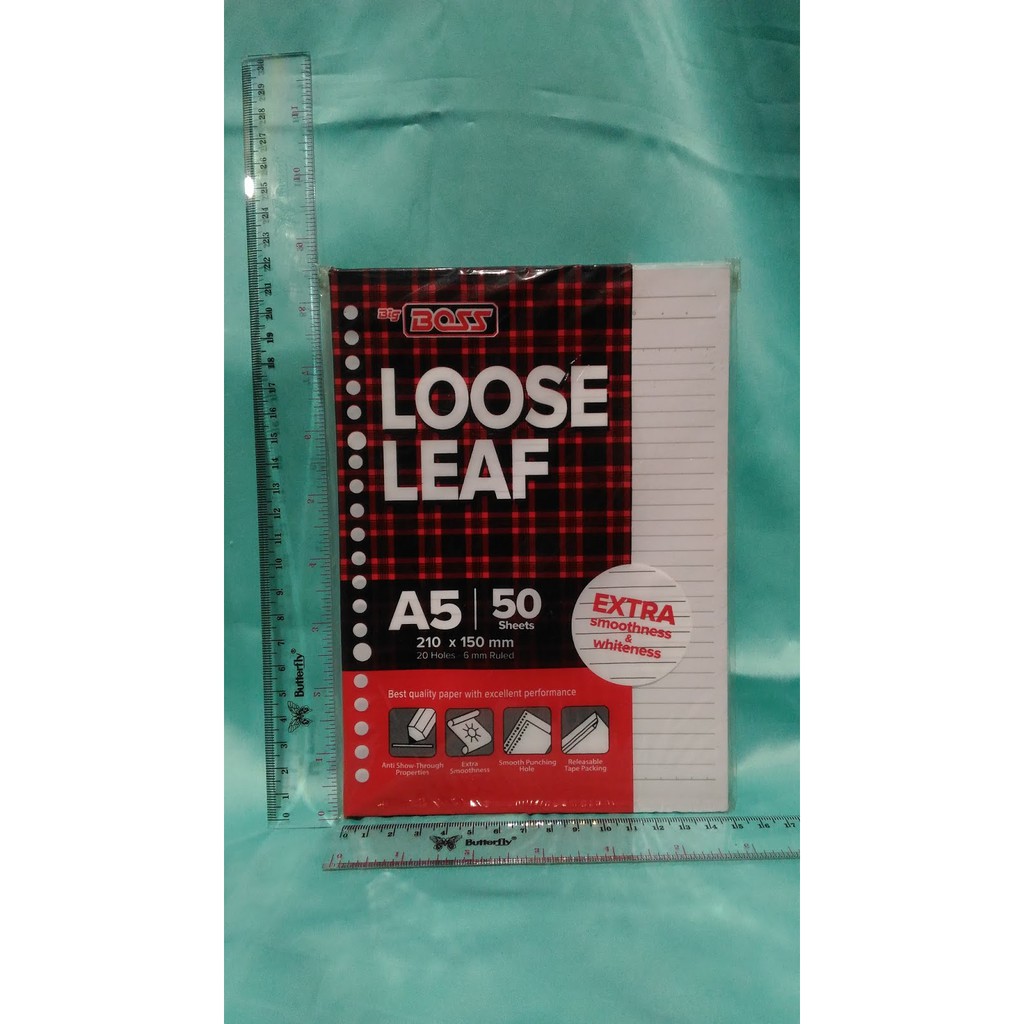 

Refil Isi Kertas Binder Kecil Loose Leaf File A5 50 Bolong Campus Bagus Murah READY STOCK