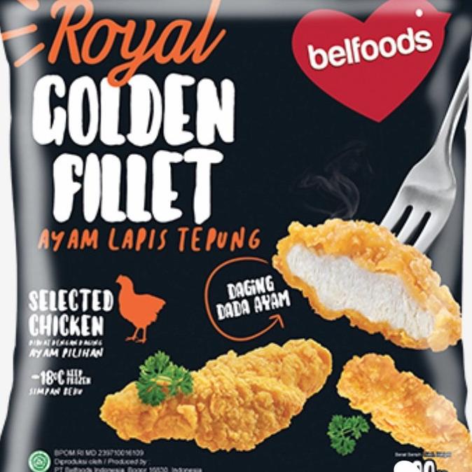 

PROMO BELFOODS Royal Golden Chicken Fillet 250Gram MURAH