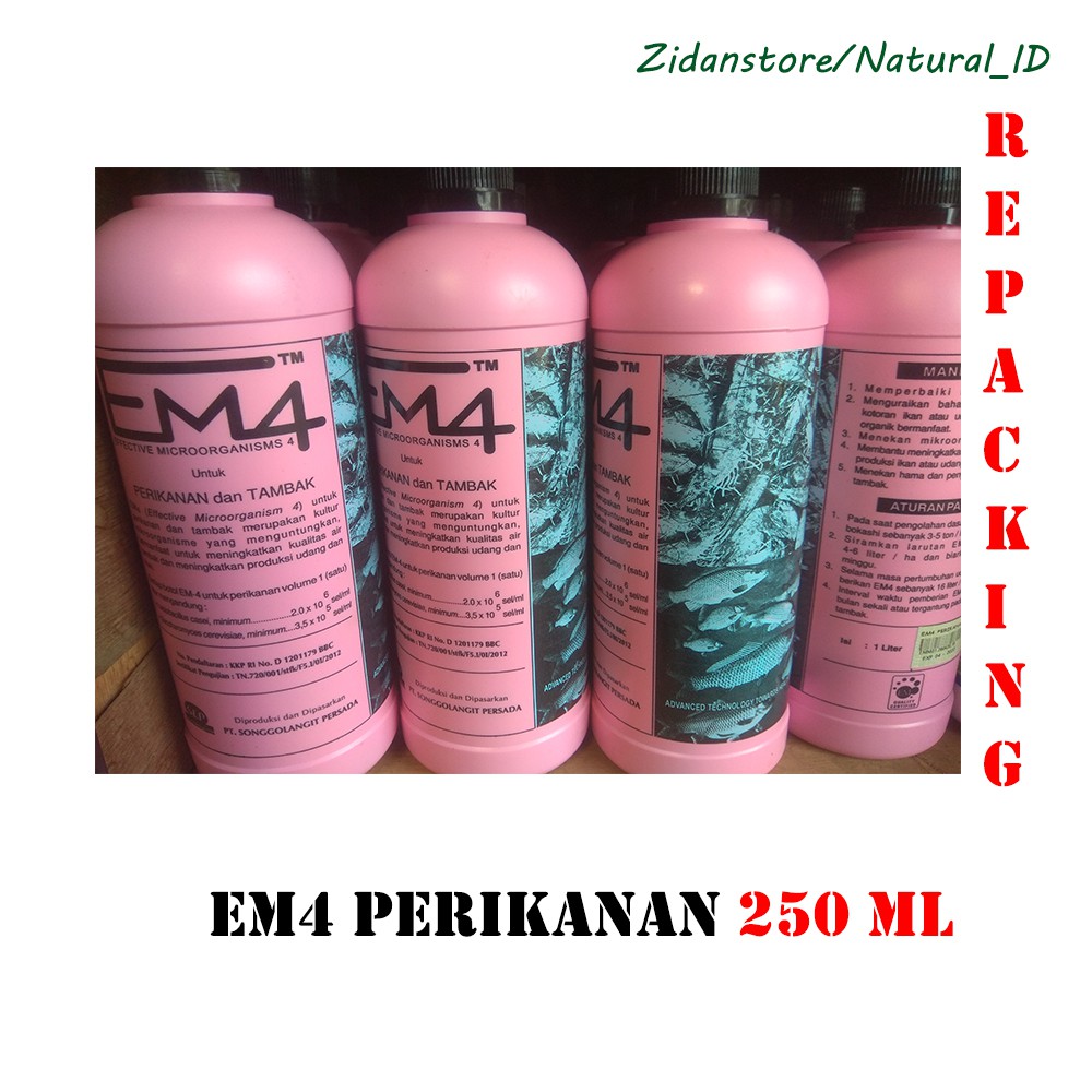 [COD] Probiotik Peternakan Perikanan EM4 250ML