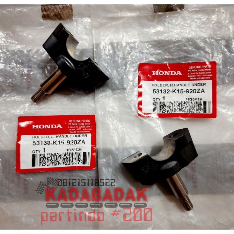 ORI SET Holder Bawah Dudukan Stang Raiser R L Original CB150R New CBR LED pnp CB GL MP Tiger Ninja