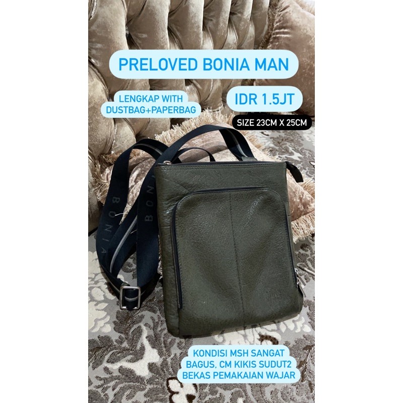Preloved Bonia Man (Tas Pria)