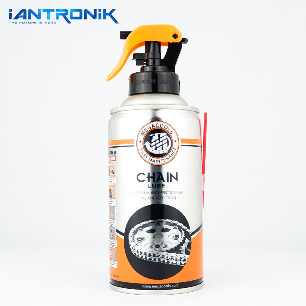 CHAIN LUBE Pelumas Rantai / Gear Sepeda Motor MEGACOOLS - 300ml