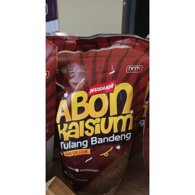 

Abon Kalsium 100% Tulang Ikan Bandeng 100g