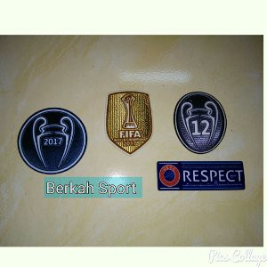 Jersey Real Madrid Home Full Patch UCL    WCC 2017 Official Terlaris