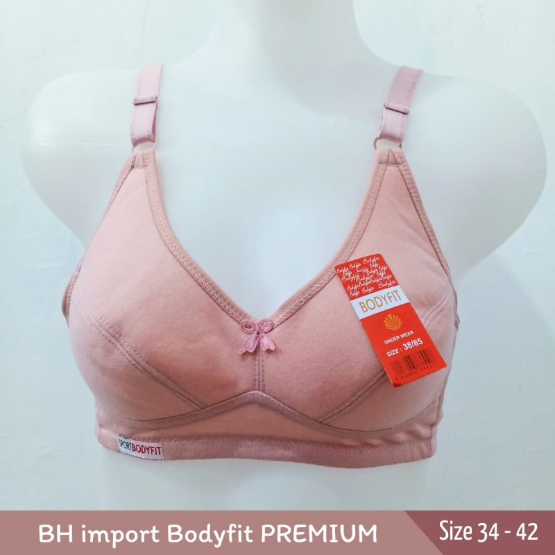 Termurah - Bodyfit Bra Wanita/Sport Bra/Bh Bodifit Tanpa Kawat Size 34-42 Bahan Premium Harga Murah