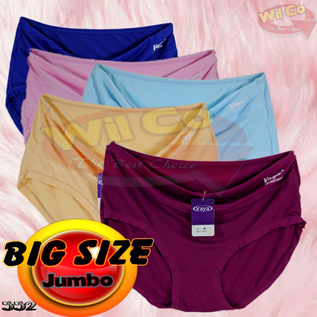 K552 - (Harga Per 1 Pcs) CELANA DALAM WANITA PAKAIAN DALAM PAKAIAN WANITA CD VAYA SIZE L - EQL JUMBO