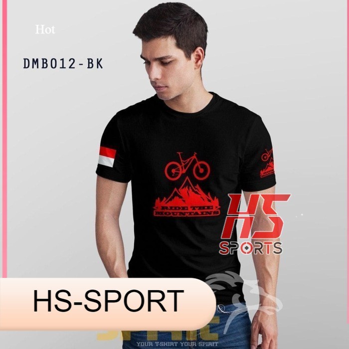 BAJU SEPEDA Kaos Gunung Sepeda Gowes Kaos Sepeda Thrill Pria Mtb - XS