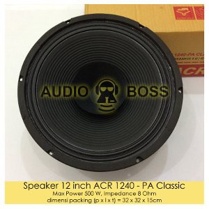 Speaker 12 inch ACR 1240   PA Classic  Speaker ACR 1240 12 inch   PA Klasik   Clasic  Diskon
