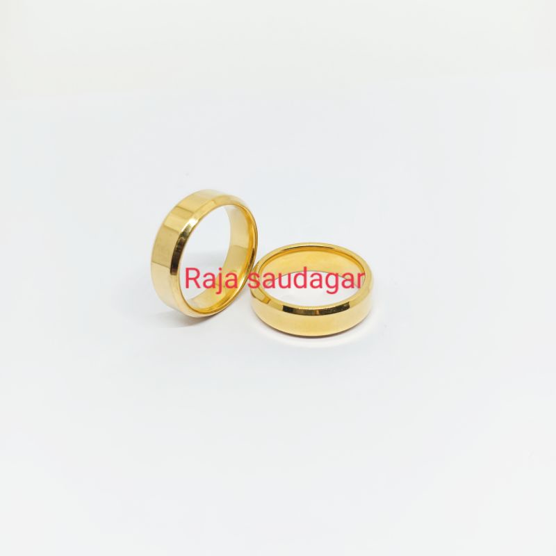 2 pcs cincin coin Malaysia asli tidak luntur,cincin COUPLE berlapis emas 24 K