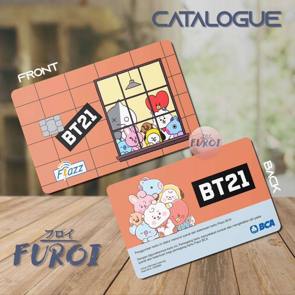 Custom Flazz BCA | Custom Emoney Mandiri | BT21 | Window