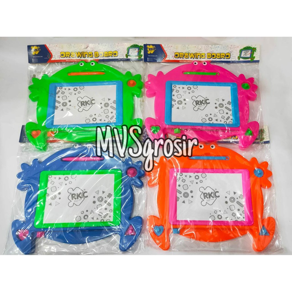 

MVSGROSIR PAPAN TULIS MAGNETIC ANAK FROG DRAWING WHITEBOARD 010061