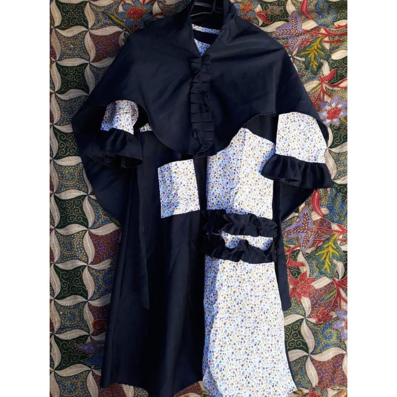 promo gamis syar'i anak plus kerudung umur 10-13 tahun