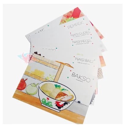 

Menyurat-Surat- Postcard / Kartu Pos Street Food Series -Surat-Menyurat.